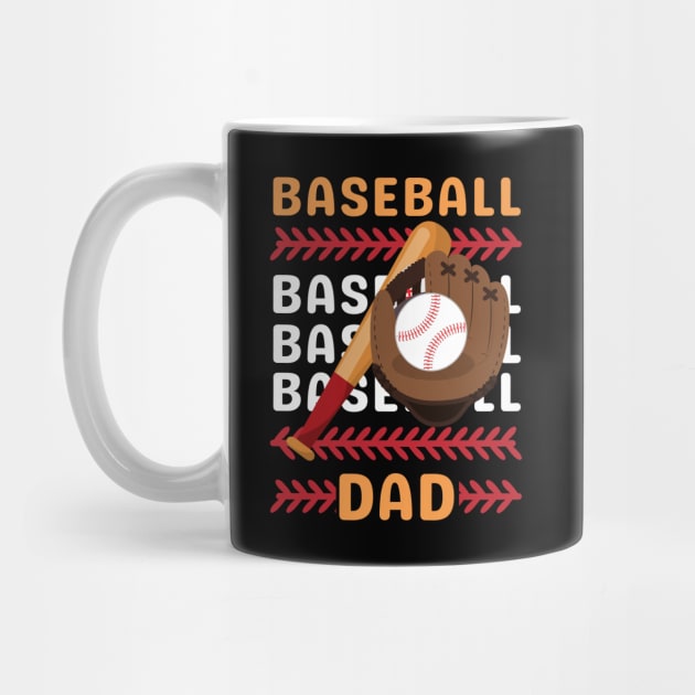 My Favorite Baseball Player Calls Me Dad Gift for Baseball Father daddy by BoogieCreates